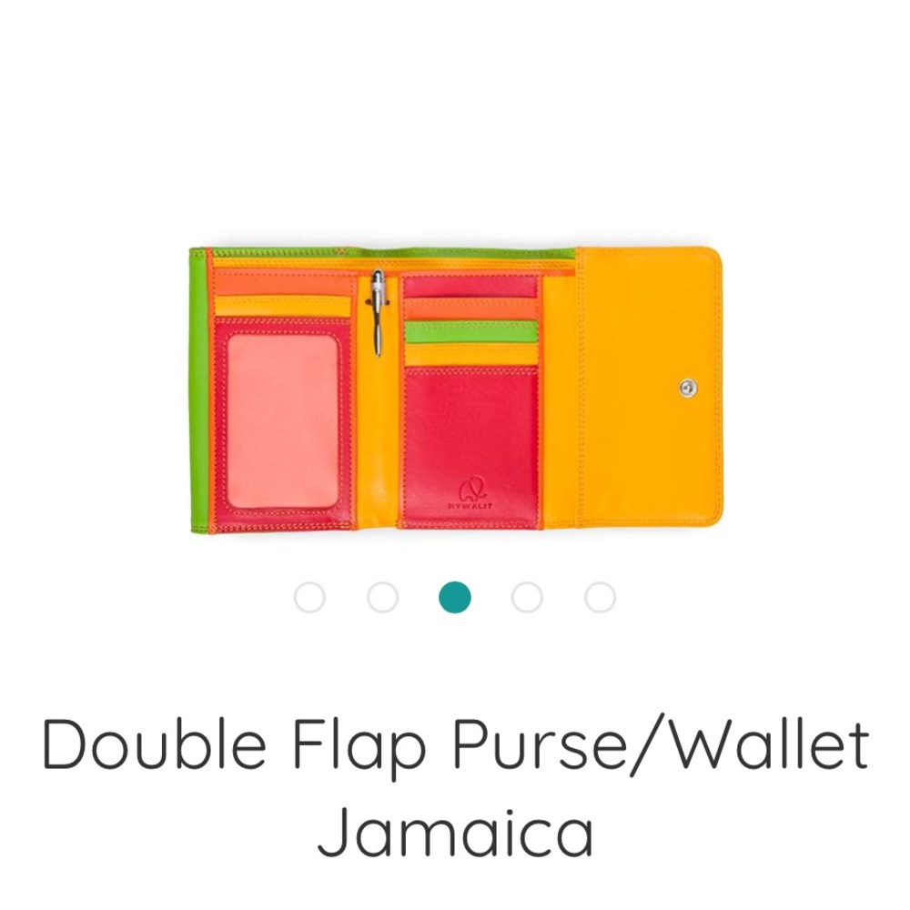 MY WALIT Double Flap Purse/Wallet Jamaica